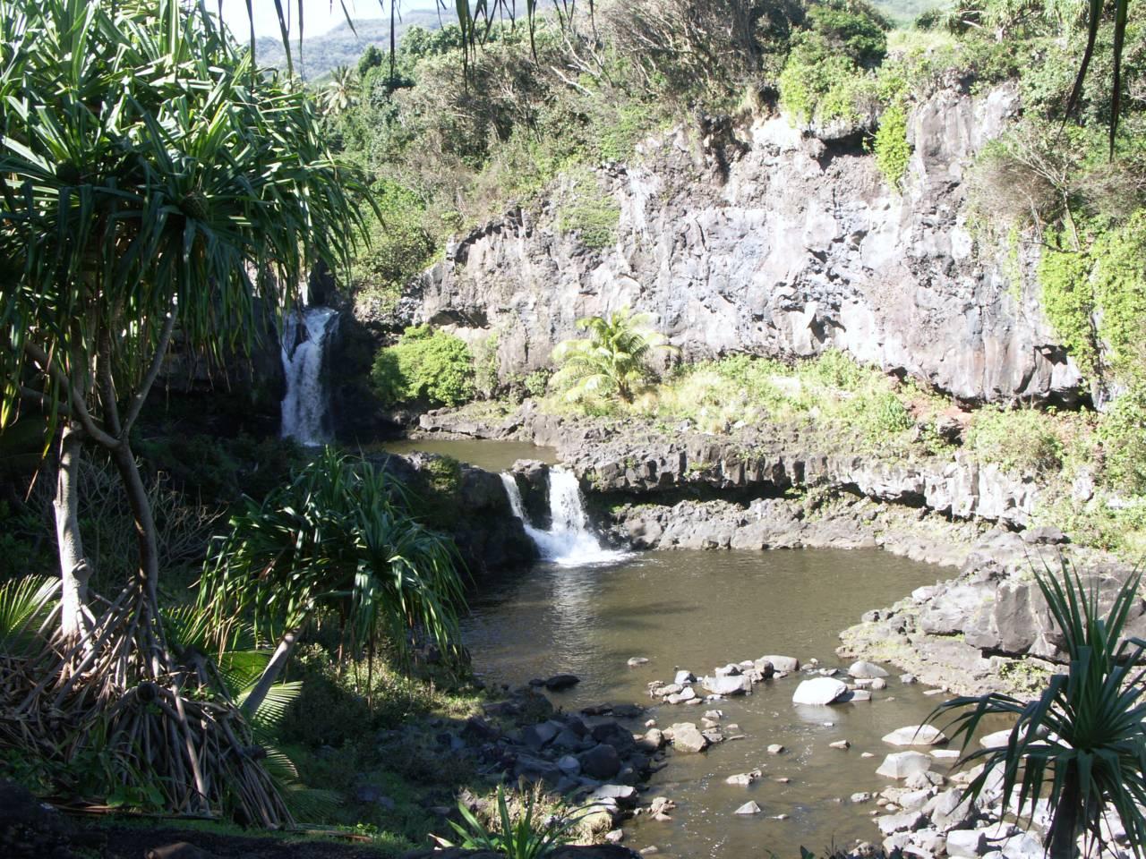 Pools of ʻOheʻo in the Kīpahulu district of Haleakalā National Park
