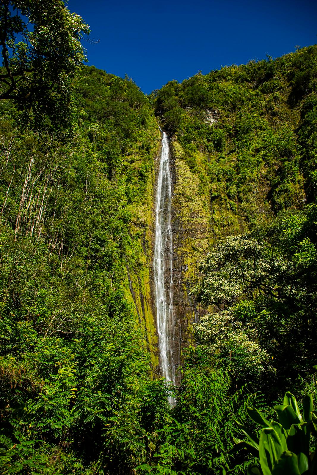Waimoku Falls in Haleakalā National Park
